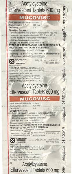 Mucovisc 600mg Strip Of 10 Tablets