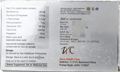 Q Zen Ultra Strip Of 10 Tablets