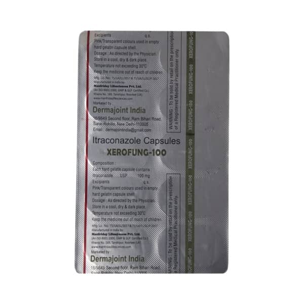 Xerofung 100Mg Strip Of 10 Capsules