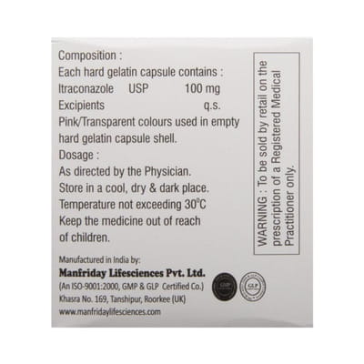 Xerofung 100mg Strip Of 10 Capsules