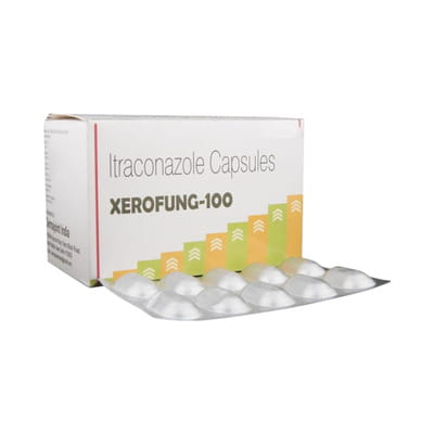 Xerofung 100mg Strip Of 10 Capsules