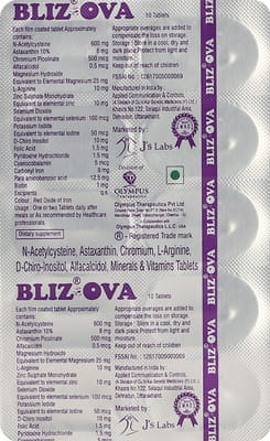 Bliz Ova Strip Of 10 Tablets