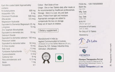 Bliz Ova Strip Of 10 Tablets