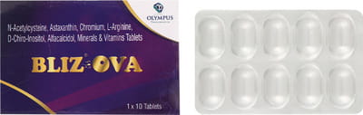 Bliz Ova Strip Of 10 Tablets