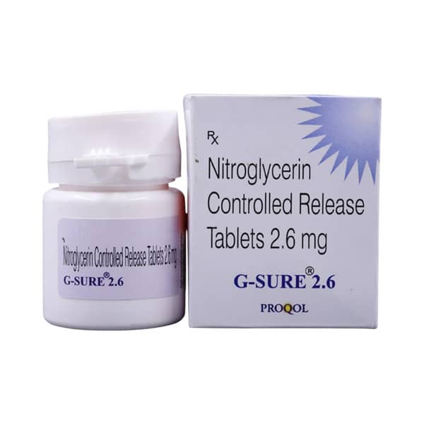 G Sure 2.6Mg Strip Of 25 Tablets