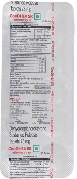 Coedhea Sr 75mg Strip Of 10 Tablets