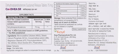 Coedhea Sr 75mg Strip Of 10 Tablets
