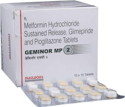 Geminor Mp 2mg Strip Of 15 Tablets