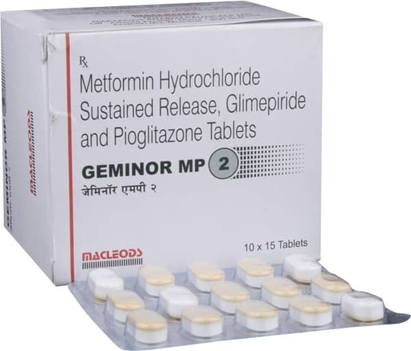 Geminor Mp 2mg Strip Of 15 Tablets
