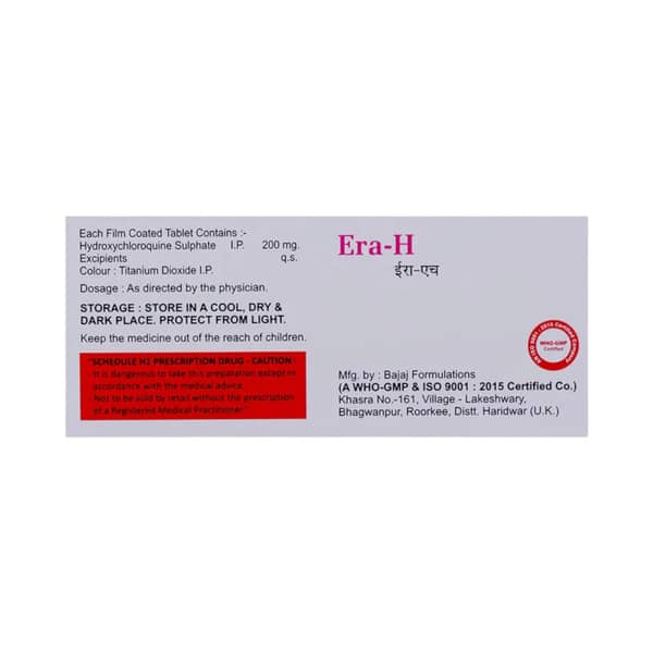 Era H 200mg Strip Of 10 Tablets