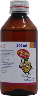 Valparin 200mg Delicious Pineapple Flavour Bottle Of 200ml Oral Solution