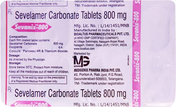 Sevanix 800mg Strip Of 10 Tablets