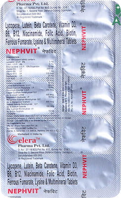 Nephvit Strip Of 10 Tablets