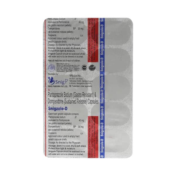 Snigzole D Strip Of 10 Capsules
