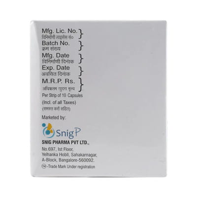 Snigzole D Strip Of 10 Capsules