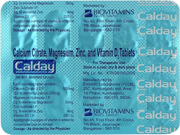 Calday Strip Of 10 Tablets