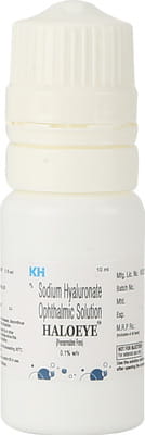 हैलोई 10एमएल आई ड्रॉप्स की बोतल