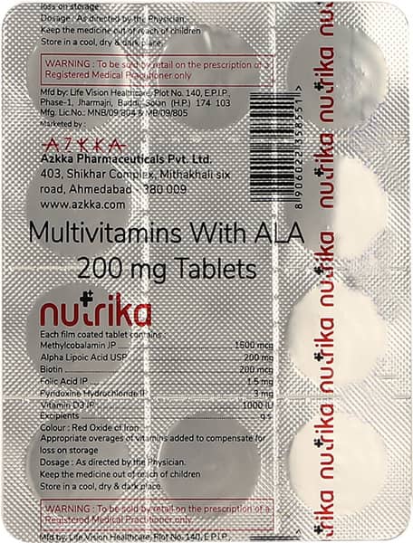 Nutrika Strip Of 10 Tablets