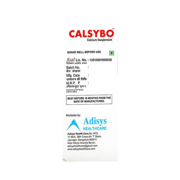 Calsybo Bottle Of 200Ml Syrup