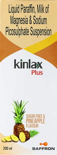 Kinlax Plus Pineapple Flavour Sugar Free Bottle Of 200ml Suspension