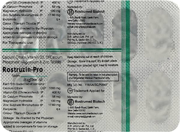 Rostruzin Pro Strip Of 10 Tablets
