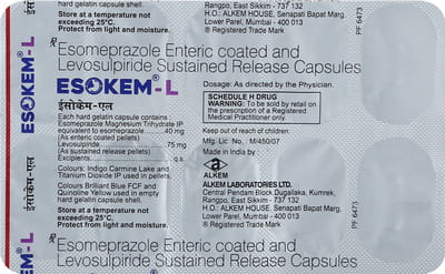 Esokem L Strip Of 10 Capsules