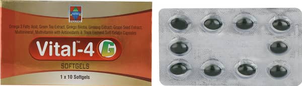 Vital 4g Strip Of 10 Softgel Capsules