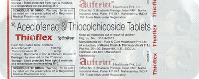 Thioflex 4mg Strip Of 10 Tablets