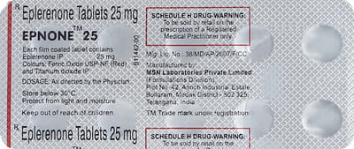 Epnone 25mg Strip Of 10 Tablets