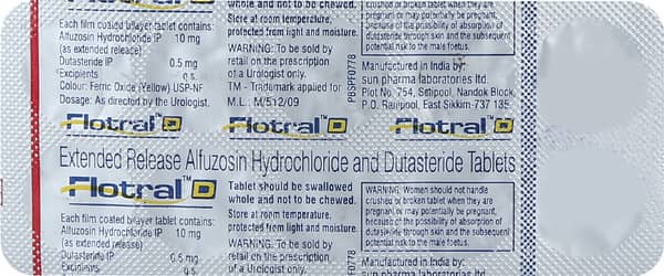 Flotral D 10 Strip Of 10 Tablets