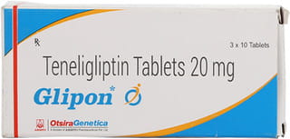 Glipon 20mg Strip Of 10 Tablets