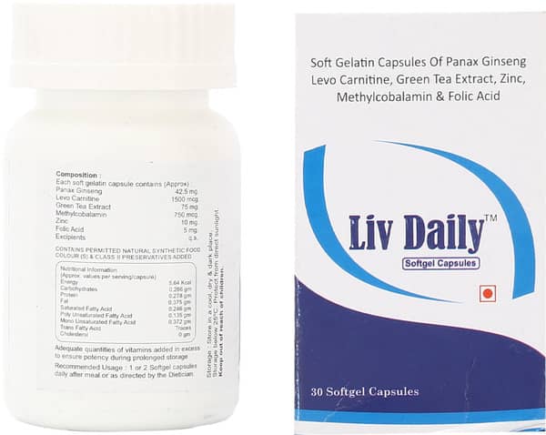 Liv Daily Strip Of 30 Capsules