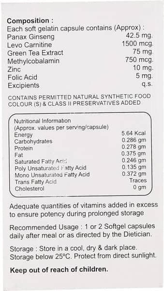 Liv Daily Strip Of 30 Capsules