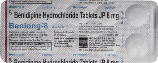 Benlong 8mg Strip Of 10 Tablets