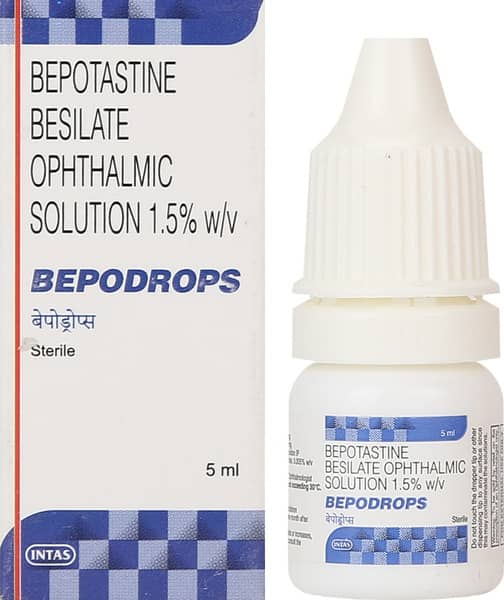 Bepodrops 1.5% Bottle Of 5ml Eye Drops
