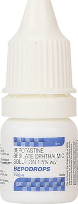Bepodrops 1.5% Bottle Of 5ml Eye Drops