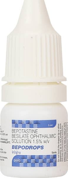 Bepodrops 1.5% Bottle Of 5ml Eye Drops