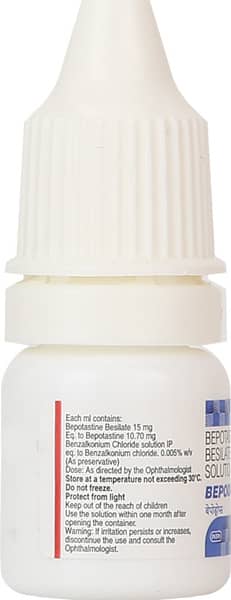 Bepodrops 1.5% Bottle Of 5ml Eye Drops