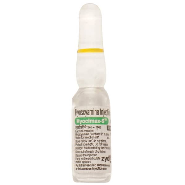 Hyocimax S 0.5mg Ampoule Of 1ml Injection