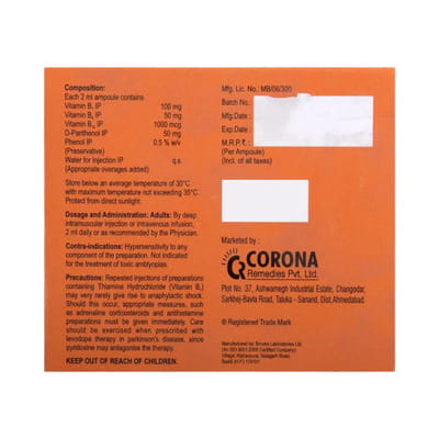 Vitneurin Aq Ampoule Of 2ml Injection