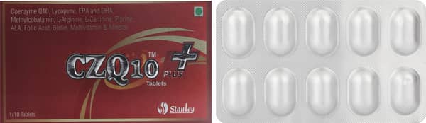 Czq 10 Plus Strip Of 10 Tablets