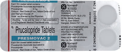 Presmovac 2mg Strip Of 10 Tablets