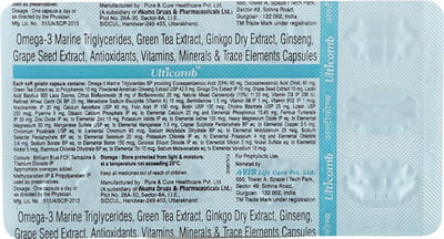 Ulticomb Strip Of 10 Capsules