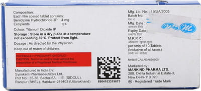 Bengreat 4mg Strip Of 10 Tablets