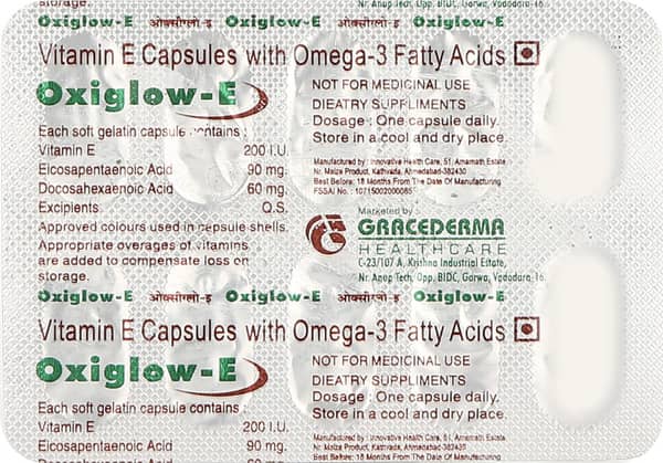Oxiglow E Strip Of 10 Capsules