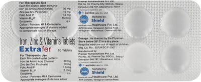 Extrafer Strip Of 10 Tablets