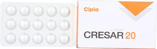 Cresar 20mg Strip Of 15 Tablets