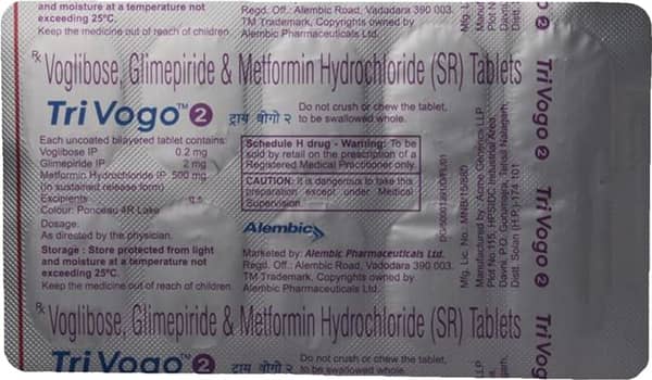 Trivogo 2mg Strip Of 10 Tablets