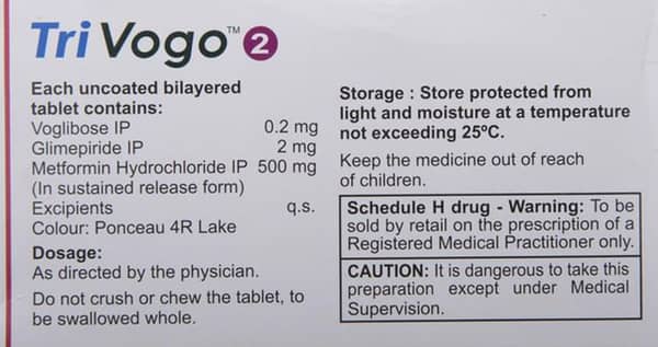 Trivogo 2mg Strip Of 10 Tablets