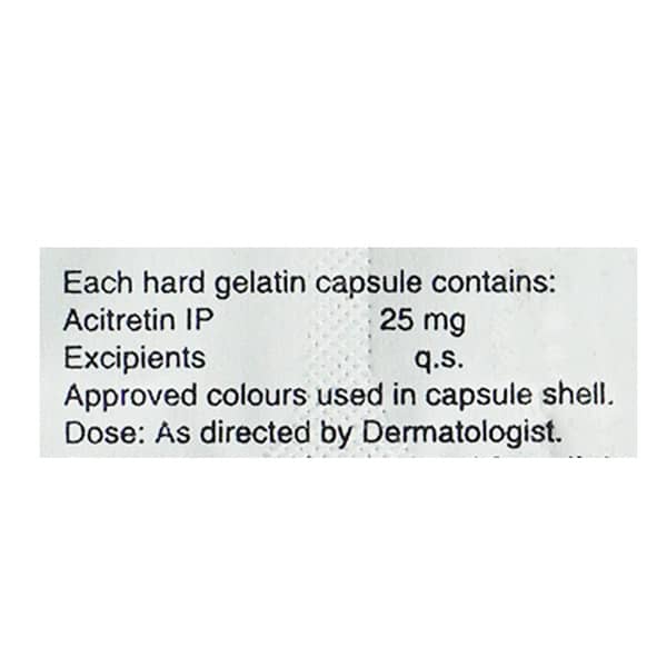 Actoid 25Mg Strip Of 10 Capsules